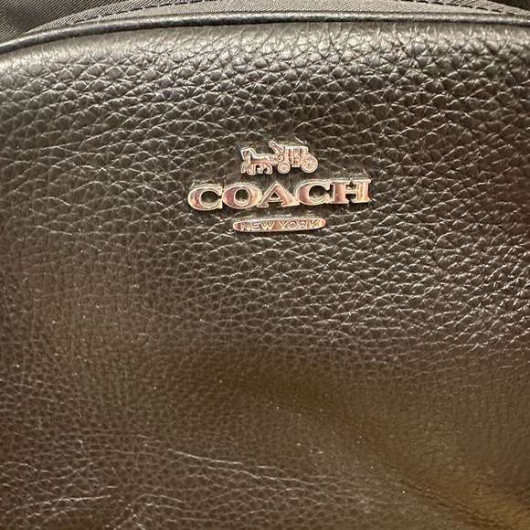 Coach black Nylon/leather backpack - Picture 2 of 11